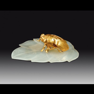 金蝉玉叶饰件【南京博物院】